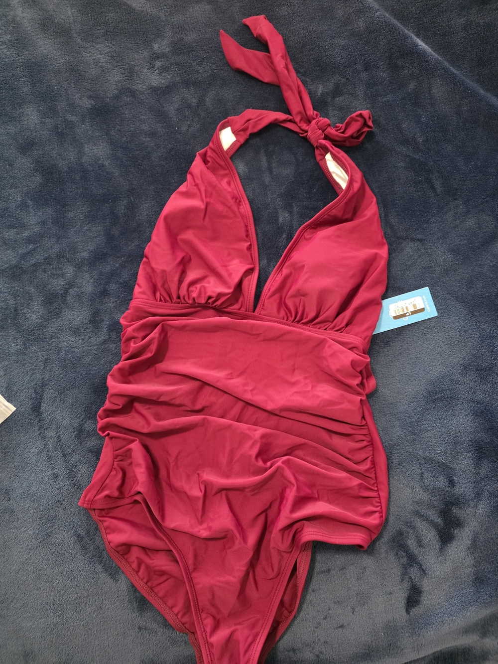 One-Piece Swimsuit - Deep Raspberry